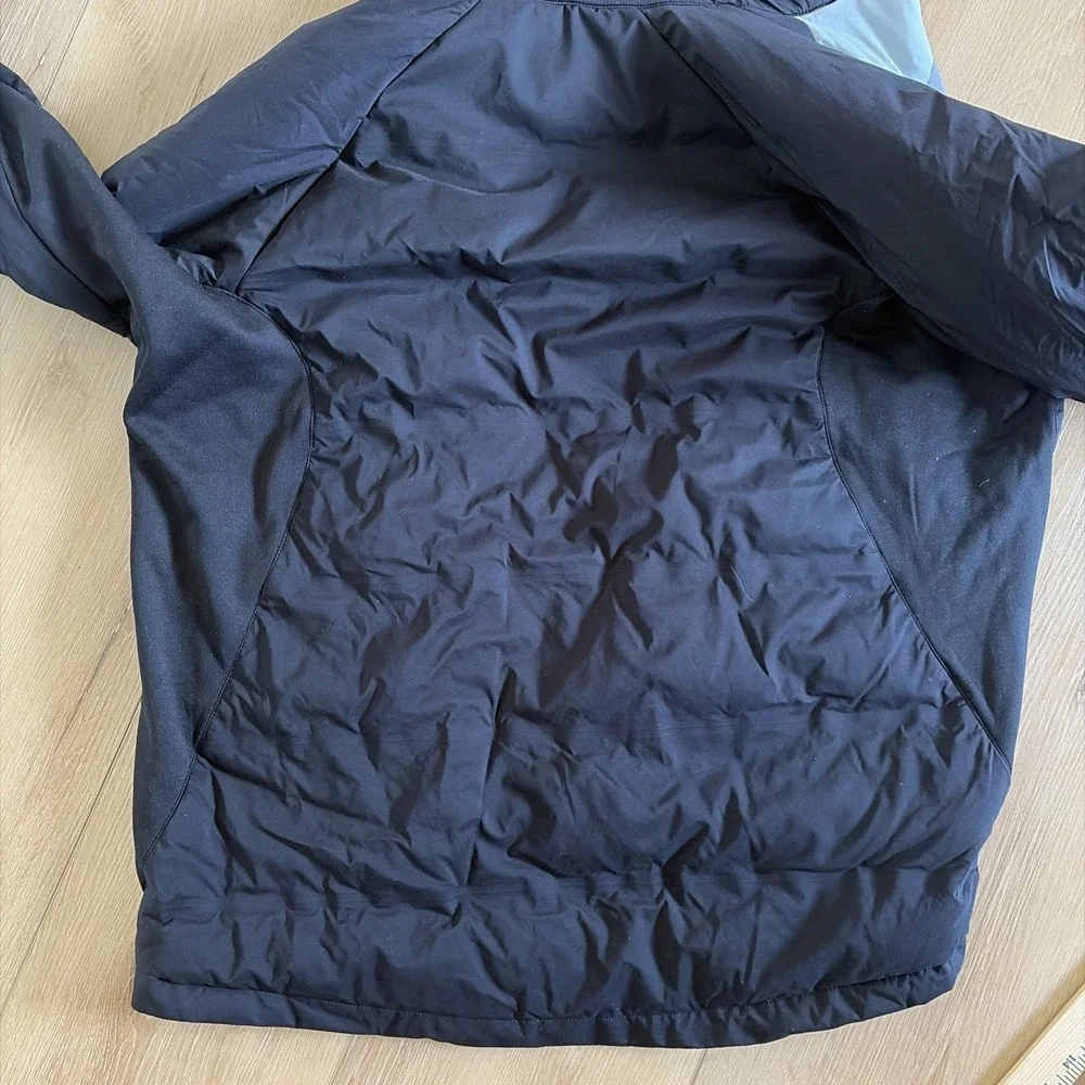 Original Penguin Golf Jacket Insulated Stripe Colorblock Black Medium Nwt